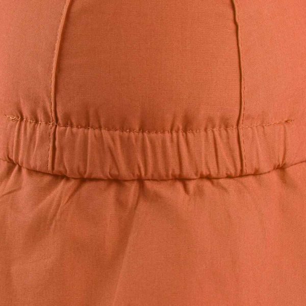 Summer Cotton Cap With Neck Cover And UV Protection Sterntaler Orange