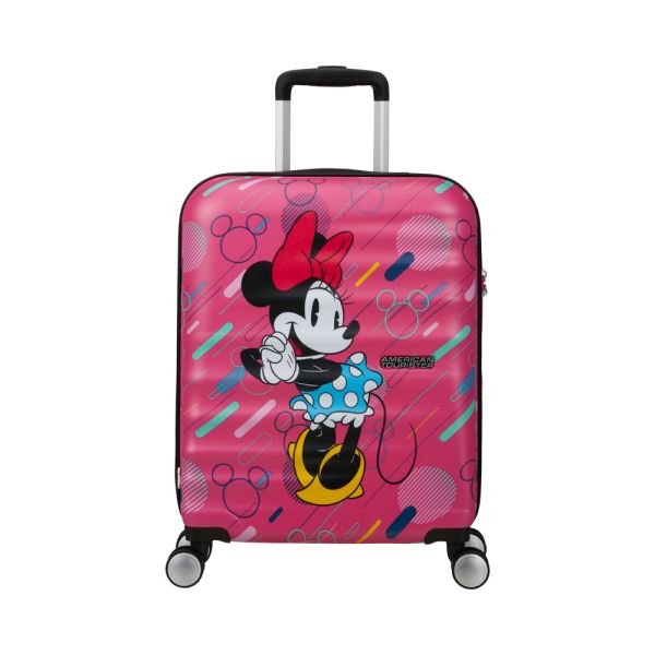 Cabin luggage American Tourister Disney Wavebreaker Spinner 55cm  Minnie Mouse Future Pop