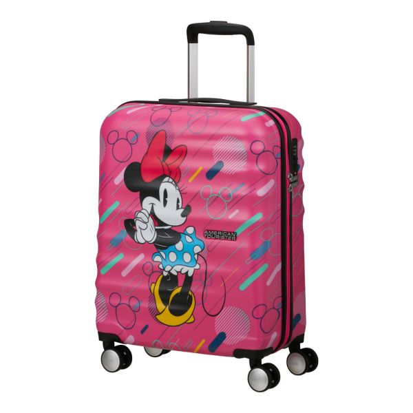 Cabin luggage American Tourister Disney Wavebreaker Spinner 55cm  Minnie Mouse Future Pop