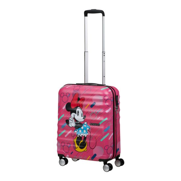 Cabin luggage American Tourister Disney Wavebreaker Spinner 55cm  Minnie Mouse Future Pop