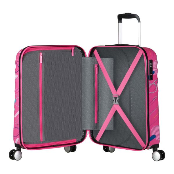 Cabin luggage American Tourister Disney Wavebreaker Spinner 55cm  Minnie Mouse Future Pop