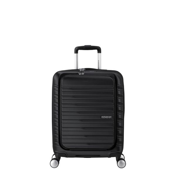 Hard Cabin Spinner Luggage American Tourister Flashline Easy Access 55/20 Shadow Black