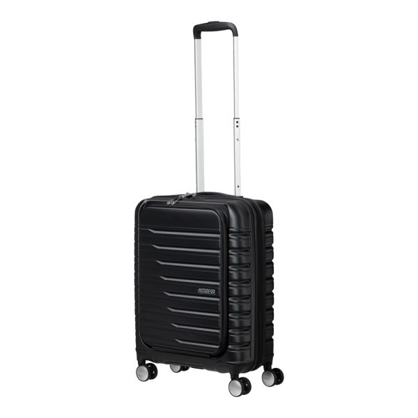Hard Cabin Spinner Luggage American Tourister Flashline Easy Access 55/20 Shadow Black