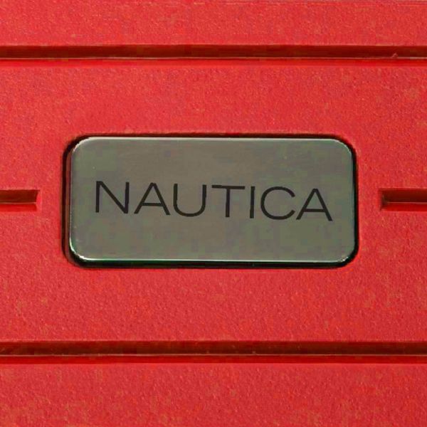Cabin Hard Expandable Luggage 4 Wheels Nautica 2923 Red