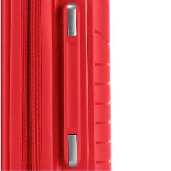 Cabin Hard Expandable Luggage 4 Wheels Nautica 2923 Red