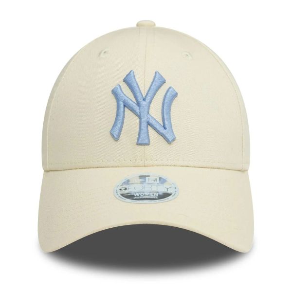 Women's Cap New York Yankees New Era 9Forty League Essential Cream / L Blue