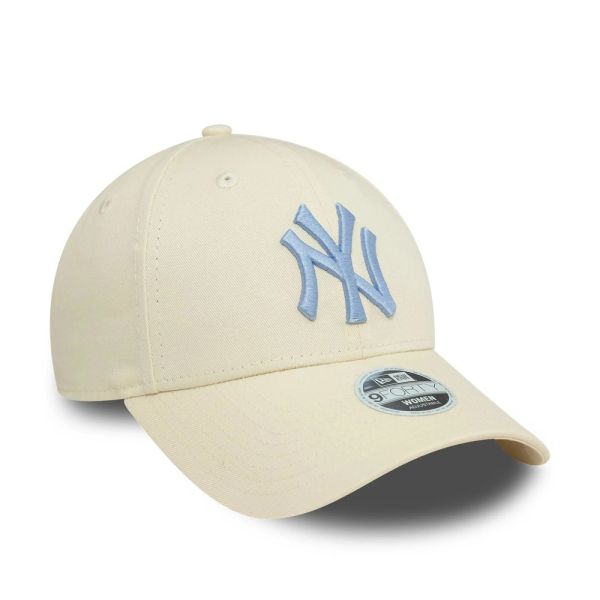 Women's Cap New York Yankees New Era 9Forty League Essential Cream / L Blue