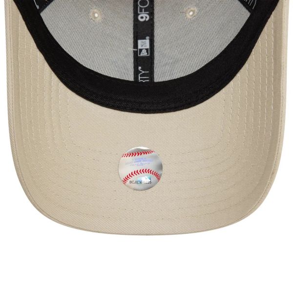 Καπέλο τζόκεϊ μπεζ New York Yankees New Era 9Forty Team Outline Cap Stone / Black