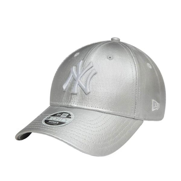 Women's Cap New York Yankees New Era 9Forty Met Denim Silver / White