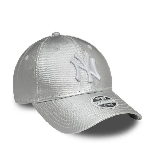 Women's Cap New York Yankees New Era 9Forty Met Denim Silver / White