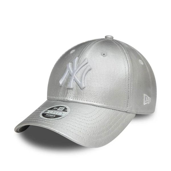 Women's Cap New York Yankees New Era 9Forty Met Denim Silver / White