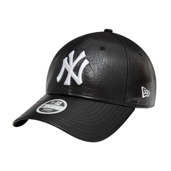 Women's Winter Cap New York Yankees New Era 9Forty PU Black /White