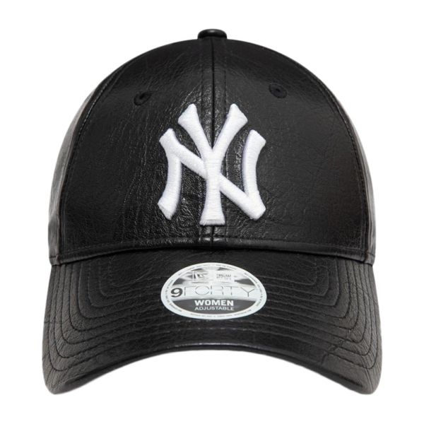 Women's Winter Cap New York Yankees New Era 9Forty PU Black /White