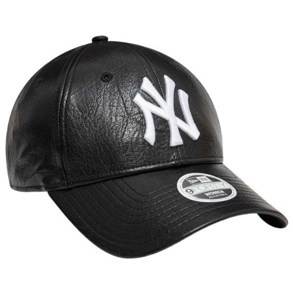 Women's Winter Cap New York Yankees New Era 9Forty PU Black /White