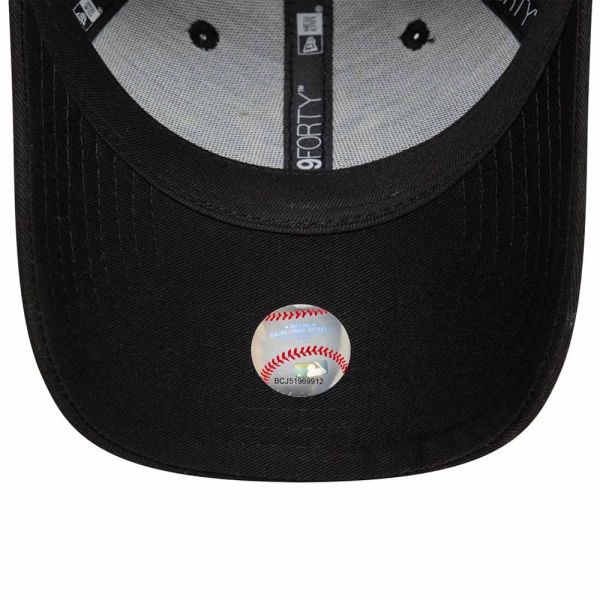 Summer Cotton Cap New York Yankees New Era 9Forty Youth  CHYT League Essential Black / Stone