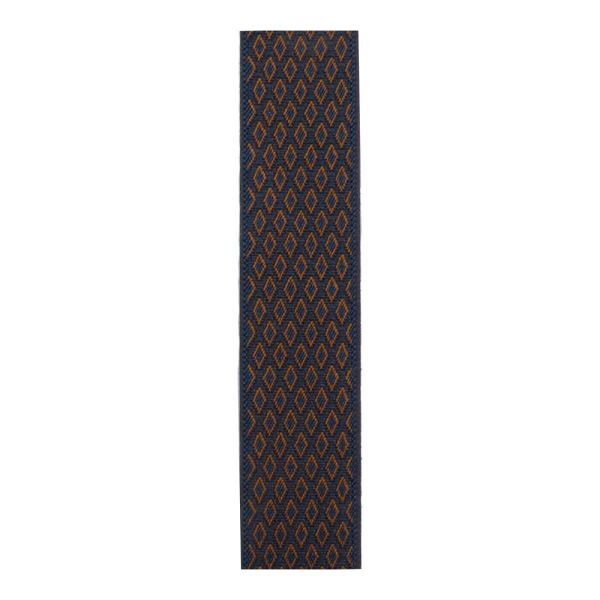 Adjustable Suspenders Victoria 36 mm Printed Blue