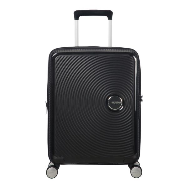 Hard Cabin Spinner Expandable Luggage American Tourister Soundbox 55/20 Black