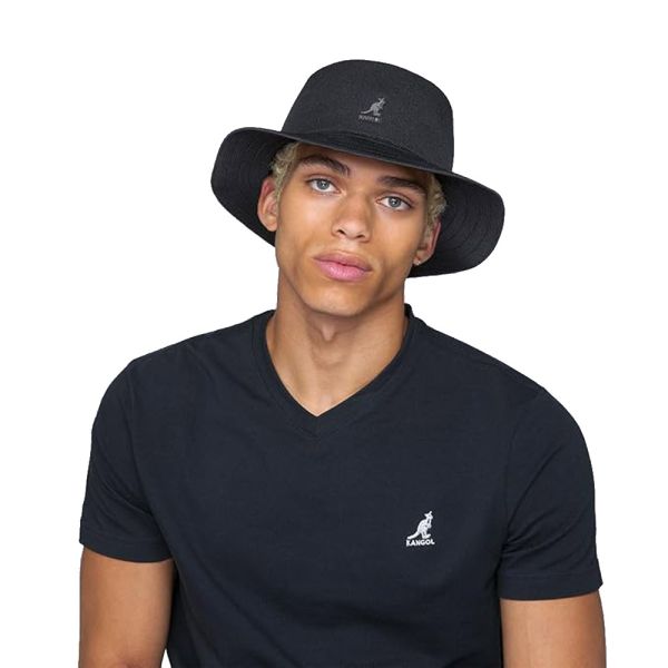 Καπέλο καλοκαιρινό μαύρο Kangol  Tropic Rap Hat Black