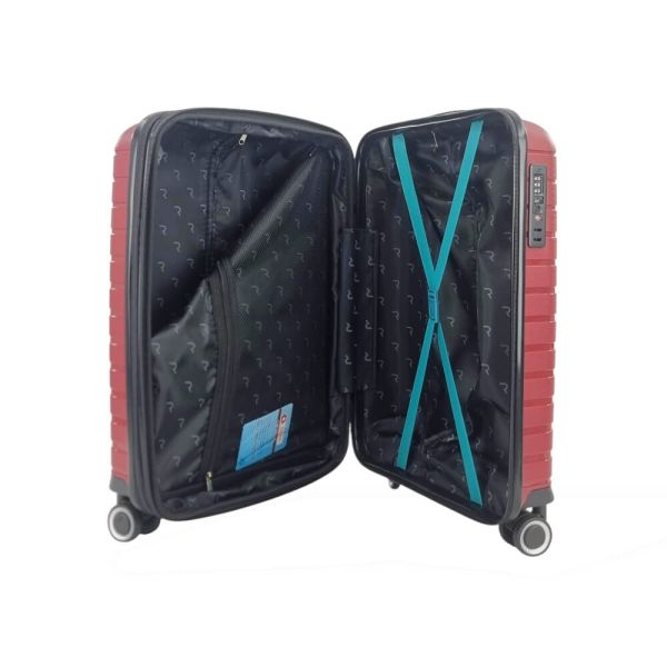 Cabin Hard Expandable Luggage 4 Wheels Rain 4W RB80134 55cm Bordeaux