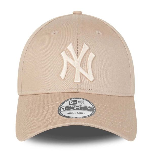 Καπέλο τζόκεϊ μπεζ New York Yankees New Era 9Forty League Essential Beige