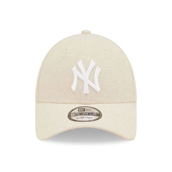 Καπέλο τζόκεϊ λινό εκρού New York Yankees New Era 9Forty Neyyan Linen Cap Cream