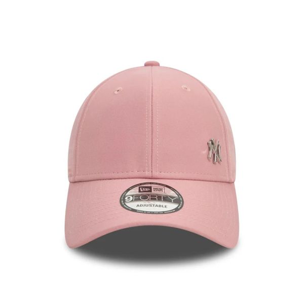 Καπέλο τζόκεϊ ροζ New York Yankees New Era Cap Mlb Flawless Logo Basic 940 Dark Pink