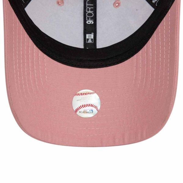 Καπέλο τζόκεϊ ροζ New York Yankees New Era Cap Mlb Flawless Logo Basic 940 Dark Pink