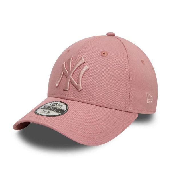 Καπέλο τζόκεϊ παιδικό ροζ New York Yankees New Era 9Forty CHYT League Essential Dark Pink
