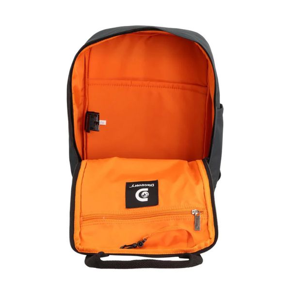 Σακίδιο πλάτης μαύρο Discovery Cave Backpack D00810.06 Black