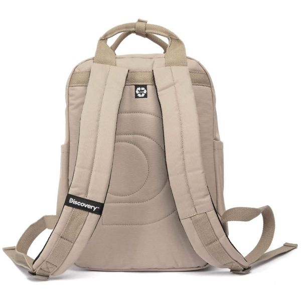 Σακίδιο πλάτης μπεζ Discovery Cave Backpack D00810.100 Sand