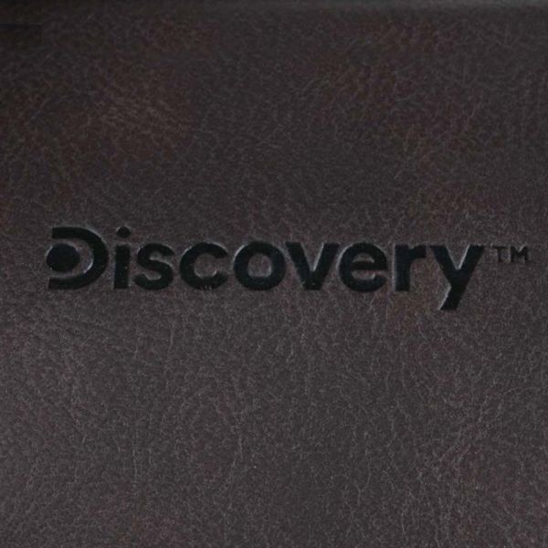 Τσάντα ώμου ανδρική με καπάκι μαύρη Discovery Heritage D03351.06 Black