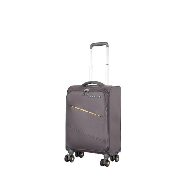 Βαλίτσα μαλακή καμπίνας γκρι με 4 ρόδες  Verage Bristol 4W S Grey