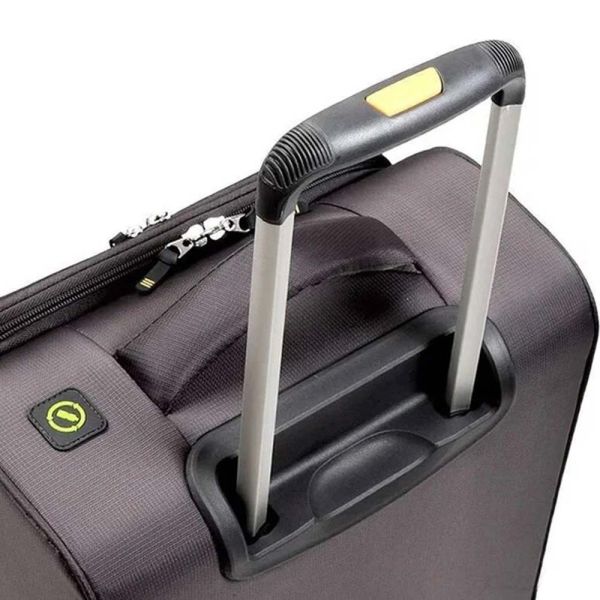 Βαλίτσα μαλακή καμπίνας γκρι με 4 ρόδες  Verage Bristol 4W S Grey
