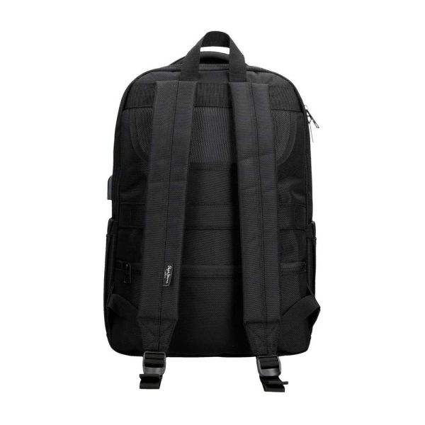 Σακίδιο πλάτης επαγγελματικό μαύρο  Pepe Jeans Business Blackmore Backpack