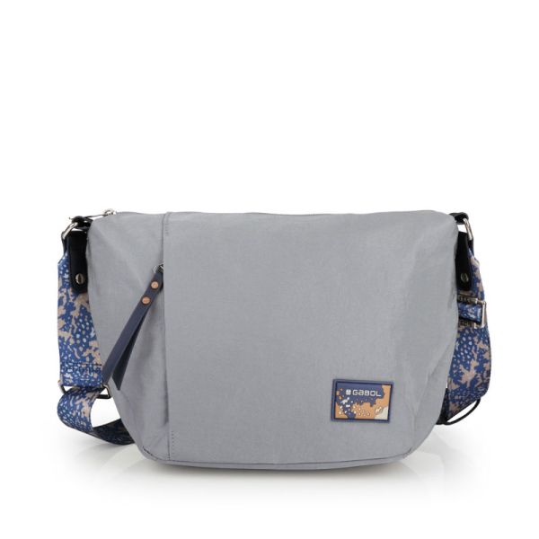 Τσάντα ώμου γυναικεία γκρι Gabol Luz Shoulder Bag 603811