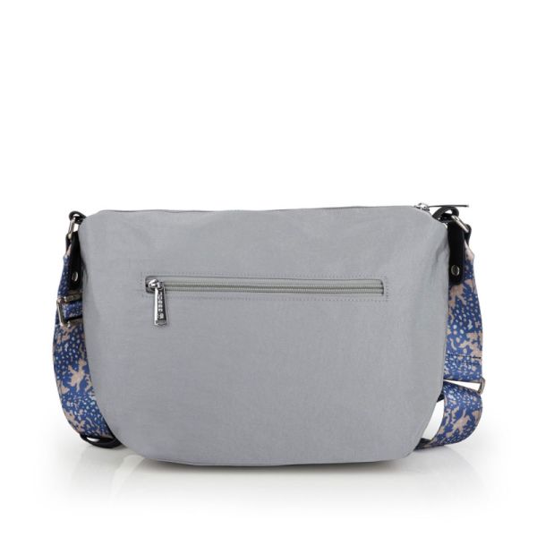 Τσάντα ώμου γυναικεία γκρι Gabol Luz Shoulder Bag 603811