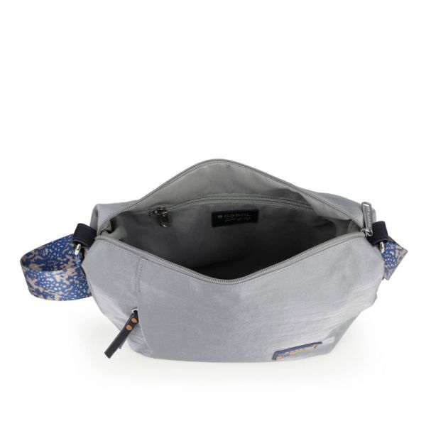 Τσάντα ώμου γυναικεία γκρι Gabol Luz Shoulder Bag 603811