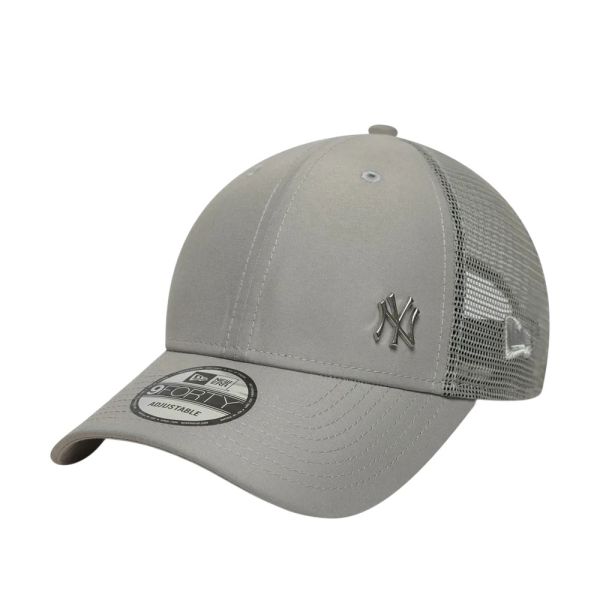 Καπέλο τζόκεϊ γκρι  New York Yankees New Era 9Forty MLB Flawless Trucker Grey