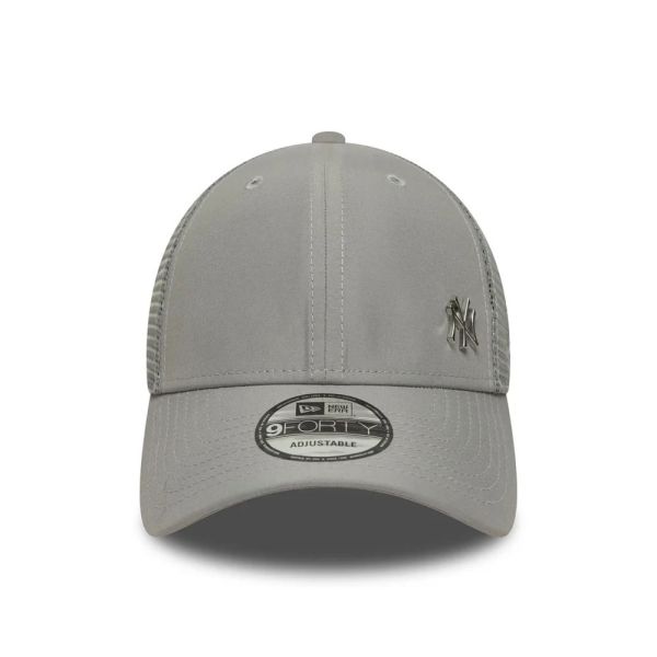 Καπέλο τζόκεϊ γκρι  New York Yankees New Era 9Forty MLB Flawless Trucker Grey