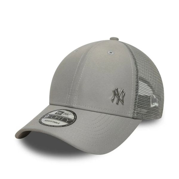 Καπέλο τζόκεϊ γκρι  New York Yankees New Era 9Forty MLB Flawless Trucker Grey