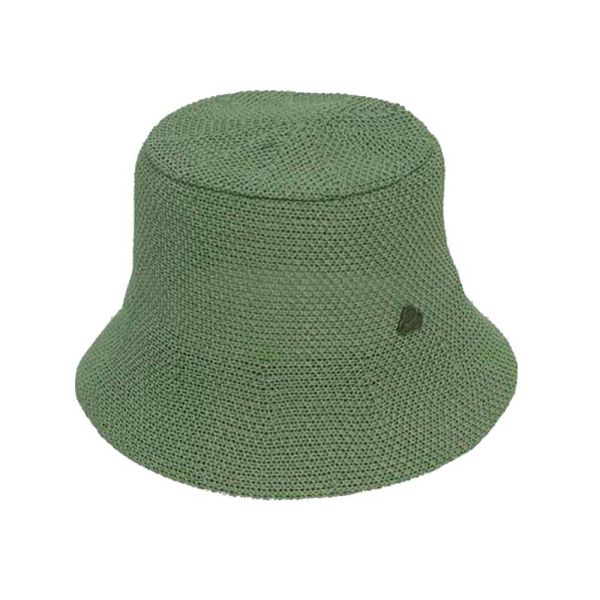 Καπέλο γυναικείο ψάθινο χακί Women's Straw Bucket Hat Khaki