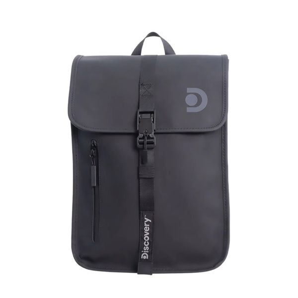 Σακίδιο πλάτης με καπάκι μαύρο Discovery Reef Backpack D01301.06 Black