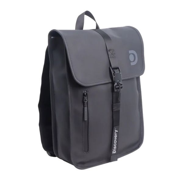 Σακίδιο πλάτης με καπάκι μαύρο Discovery Reef Backpack D01301.06 Black