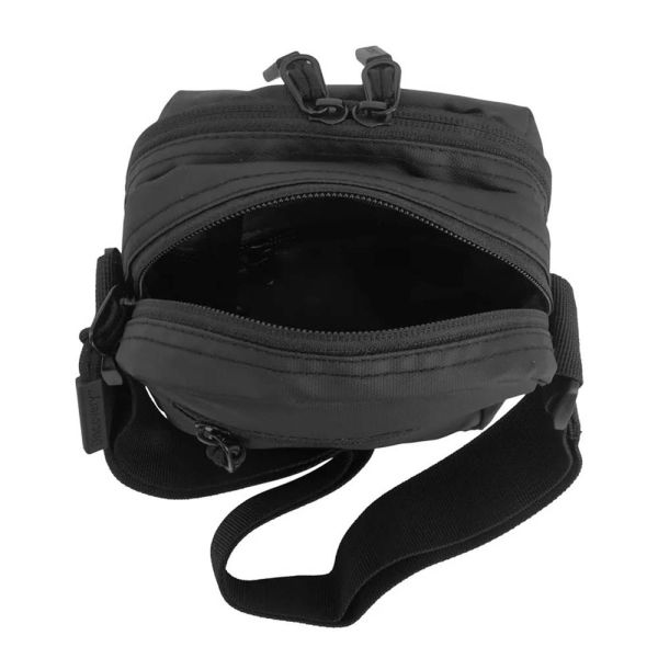 Τσαντάκι ανδρικό ώμου μαύρο Discover Urban Shoulder Bag D03443.06 Black
