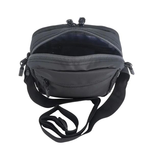 Τσάντα ανδρική ώμου μαύρη Discover Urban Shoulder Bag D03444.06 Black