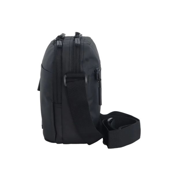 Τσάντα ανδρική ώμου μαύρη Discover Urban Shoulder Bag D03444.06 Black