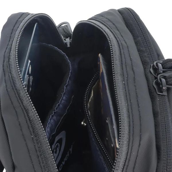 Τσάντα ανδρική ώμου μαύρη Discover Urban Shoulder Bag D03444.06 Black