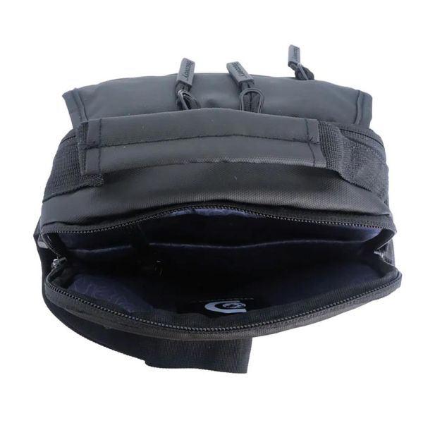 Τσάντα ανδρική ώμου & χεριού μαύρη Discover Urban Handle Shoulder Bag D03445.06 Black