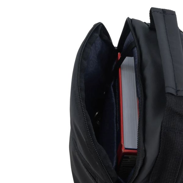 Τσάντα ανδρική ώμου & χεριού μαύρη Discover Urban Handle Shoulder Bag D03445.06 Black