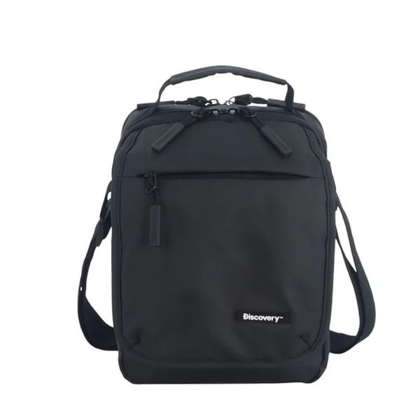 Τσάντα ανδρική ώμου & χεριού μαύρη Discover Urban Handle Shoulder Bag D03445.06 Black
